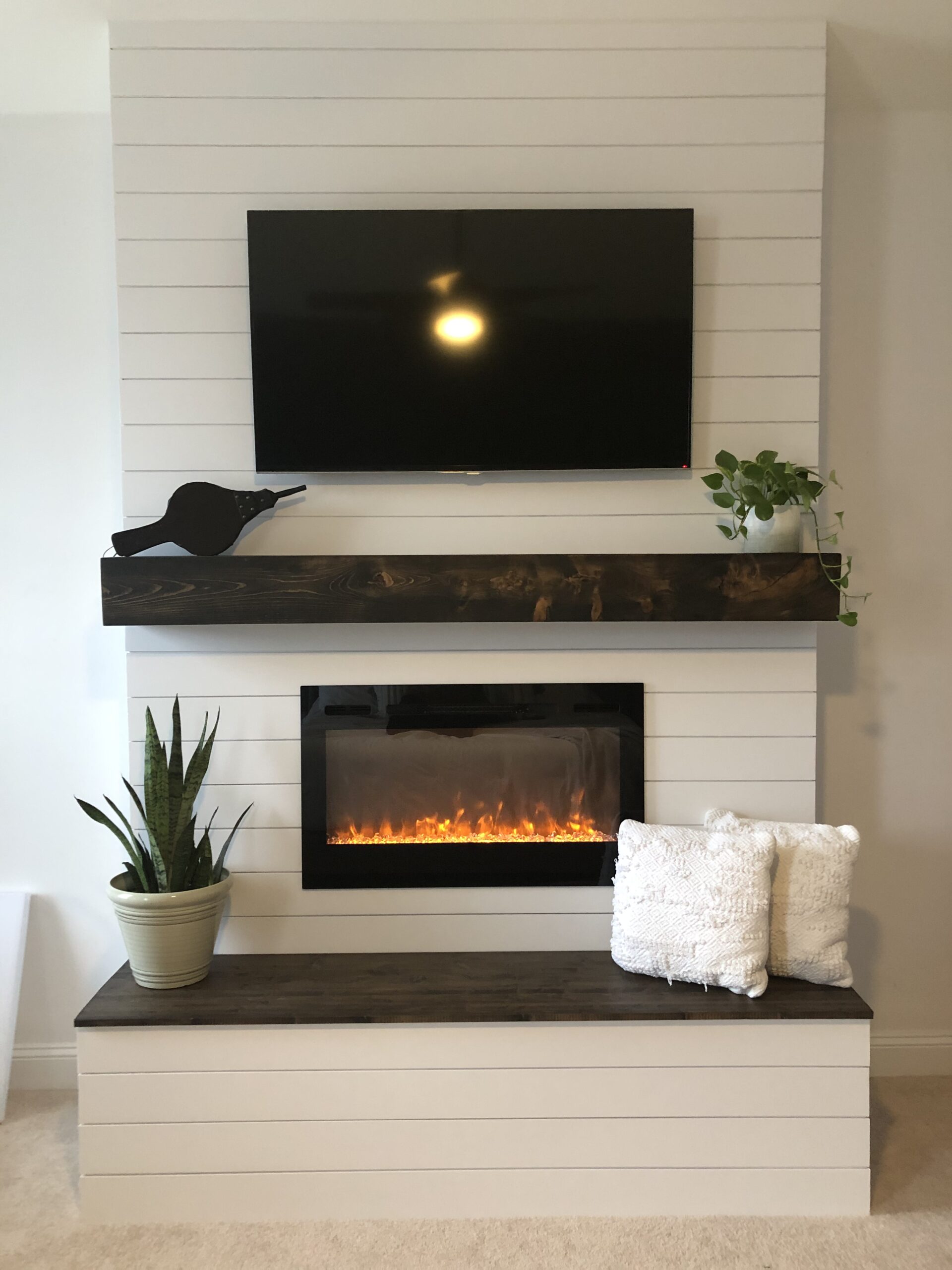 Electric Fireplace Wall